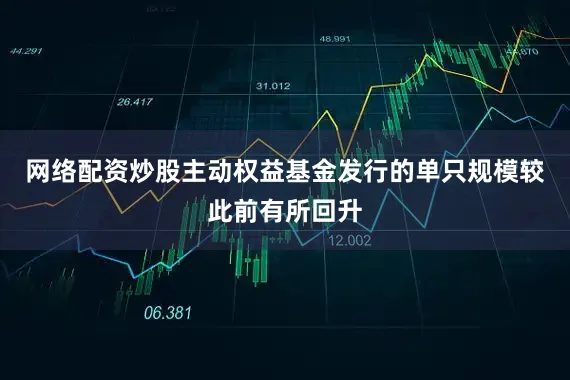 网络配资炒股主动权益基金发行的单只规模较此前有所回升