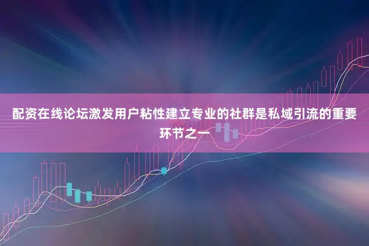 配资在线论坛激发用户粘性建立专业的社群是私域引流的重要环节之一
